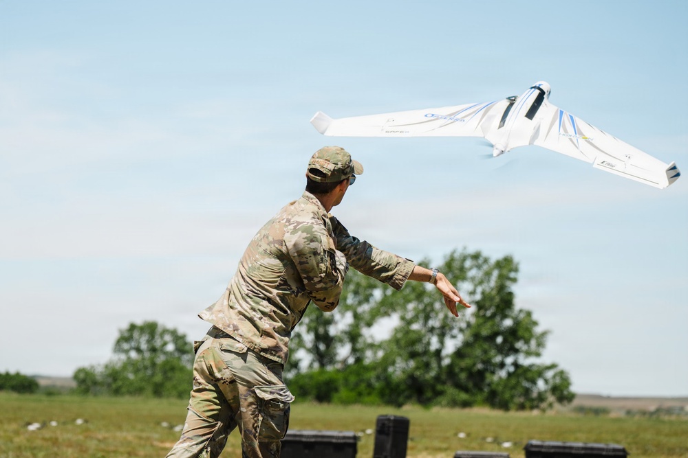 British Army Completes Eight Weeks With a Drone Swarm Test Bed as Dstl Pits Saab's BlueBear Against an Applied Intuition Consortium