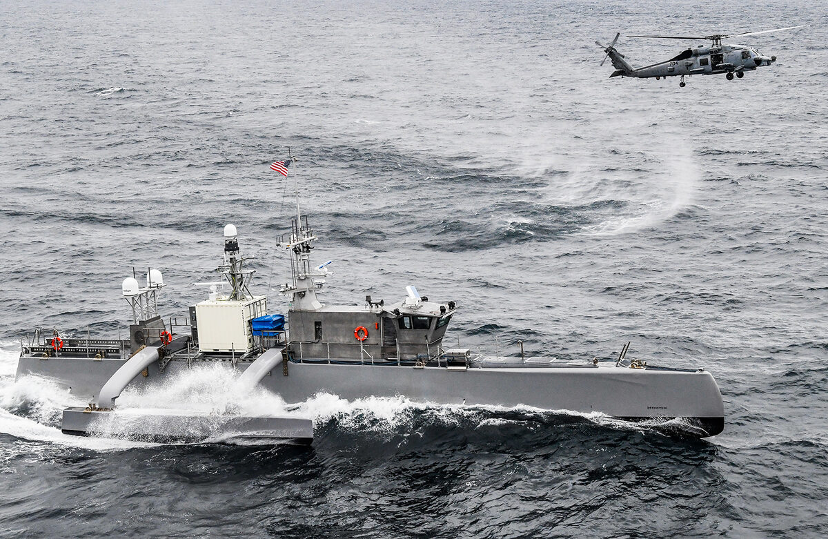 Navy Wants Drone Boats Certified Into the Fleet as Seahawk Makes the First Carrier Strike Group Deployment
