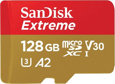 SanDisk Extreme 128GB microSD (190MB/s)